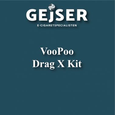 VooPoo - Drag X Kit pris: 499.95 