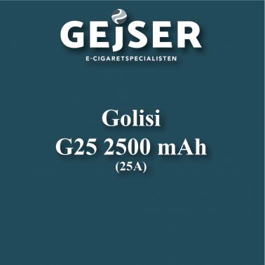 Golisi - G25 IMR 2500 mAh pris: 69.95 